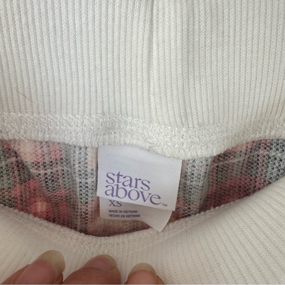 Stars above plaid thermal long John pajama set size XS - Picture 7 of 8